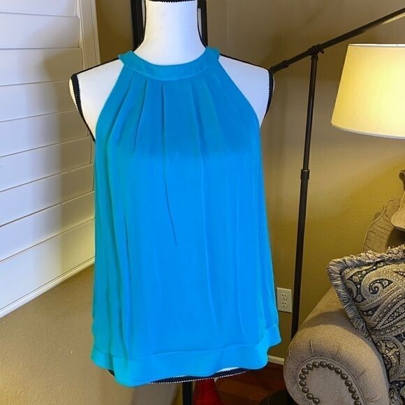 Diane Von Furstenberg, ‘Parvay' Sleeveless Silk Top, Size 4 - Picture 1 of 10